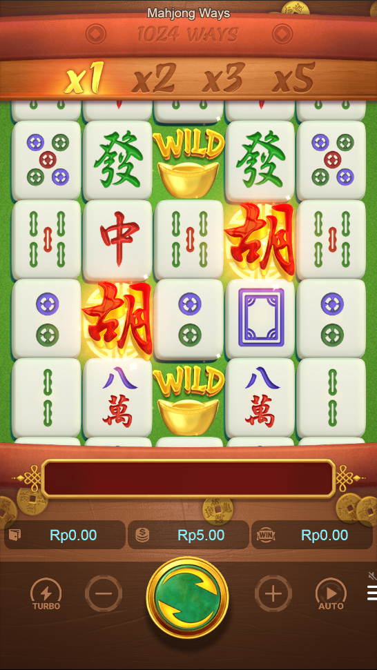 Paparan permainan Mahjong Ways oleh PG Soft